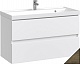 Водолей Мебель для ванной Best 100 подвесная дуб крымский коричневый – картинка-11